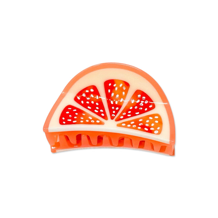 Mini Grapefruit Slice Hair Claw