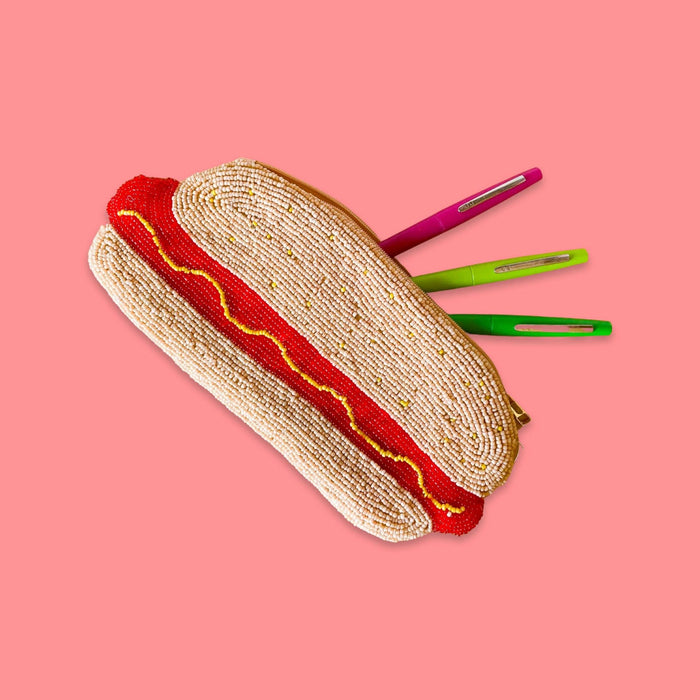 Beaded Hot Dog Pouch