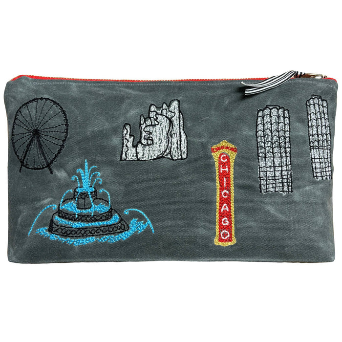 Chicago Waxed Canvas Pouch