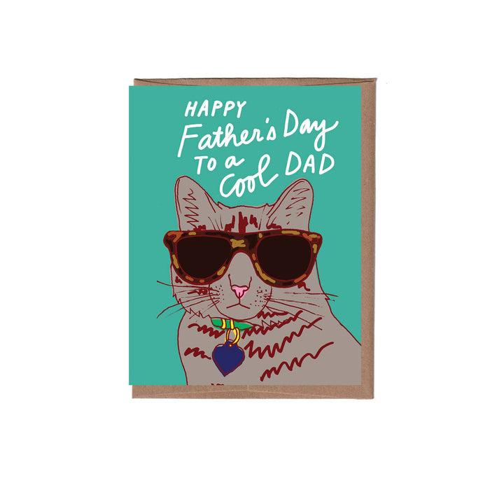 Cool Cat Father's Day Card