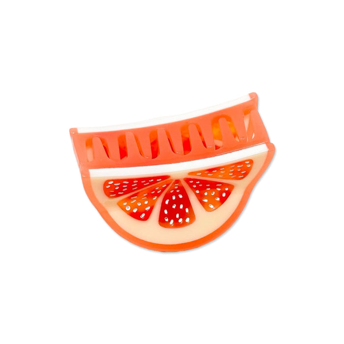 Mini Grapefruit Slice Hair Claw