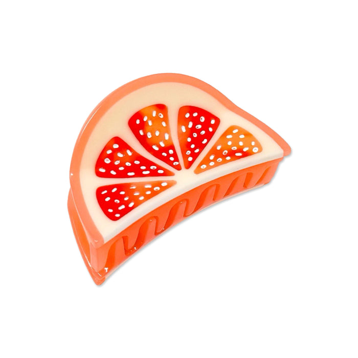 Mini Grapefruit Slice Hair Claw