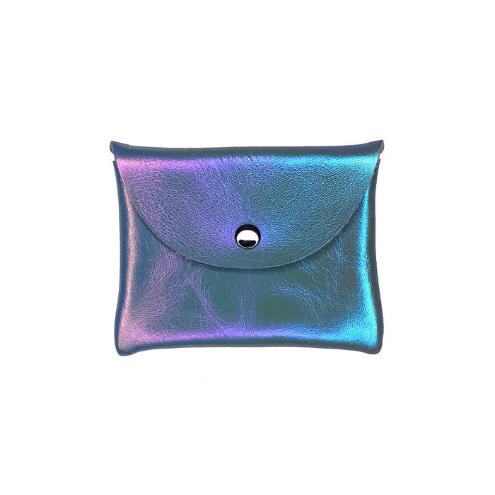 Lili Snap Pouch: Hologram Fuchsia