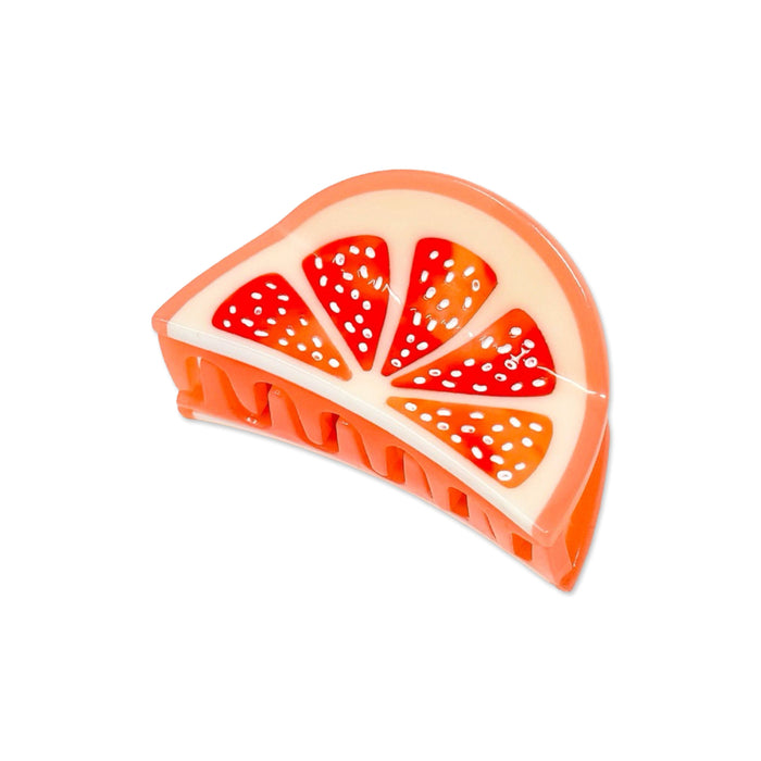 Mini Grapefruit Slice Hair Claw