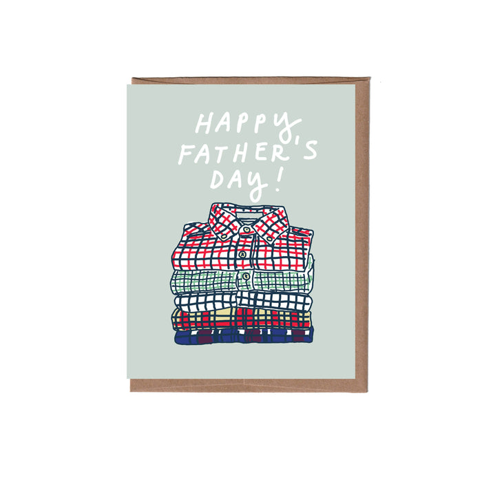 Shirt Stack Father's Day Greeting Card