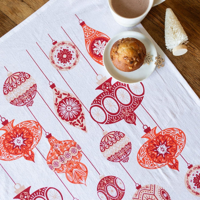 Ornaments Tea Towel