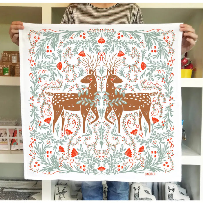 Dear Deer Tea Towel