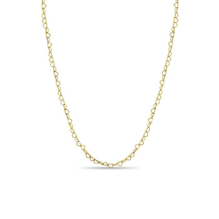 14kt Heart Link Necklace