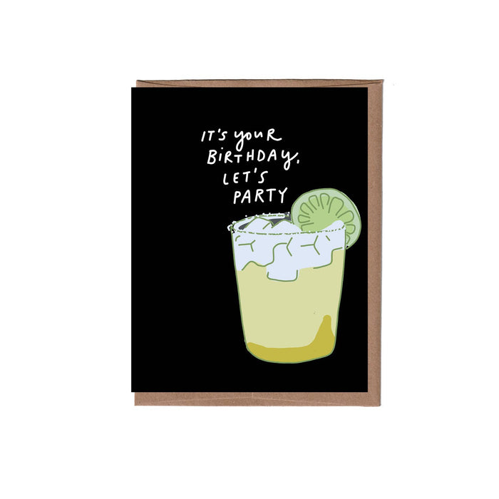 Scratch & Sniff Margarita Birthday Greeting Card