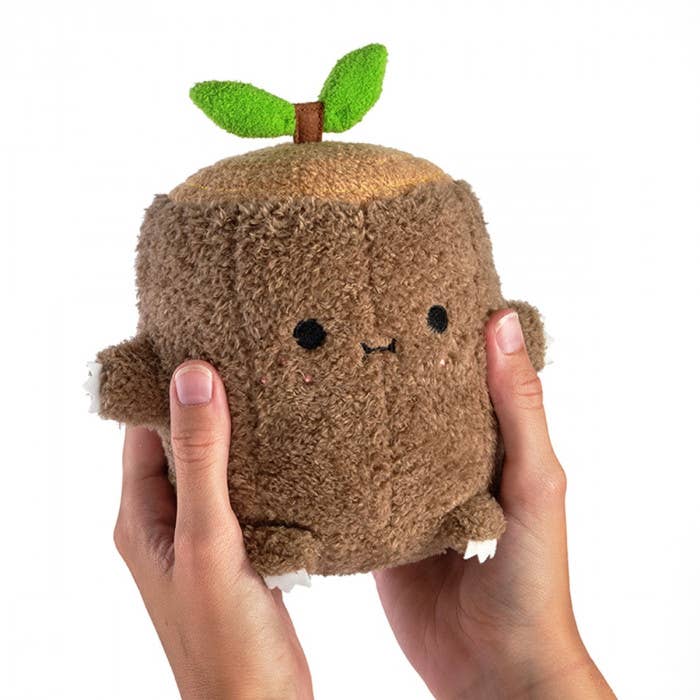 Plush Toy - Ricelogi - Brown Tree Stump