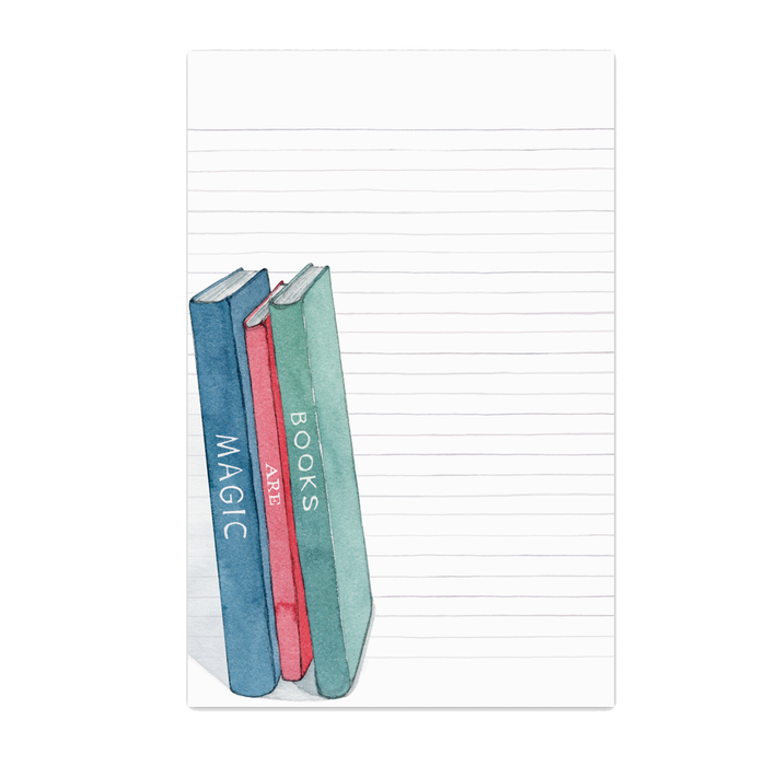 Books Are Magic Lined Notepad