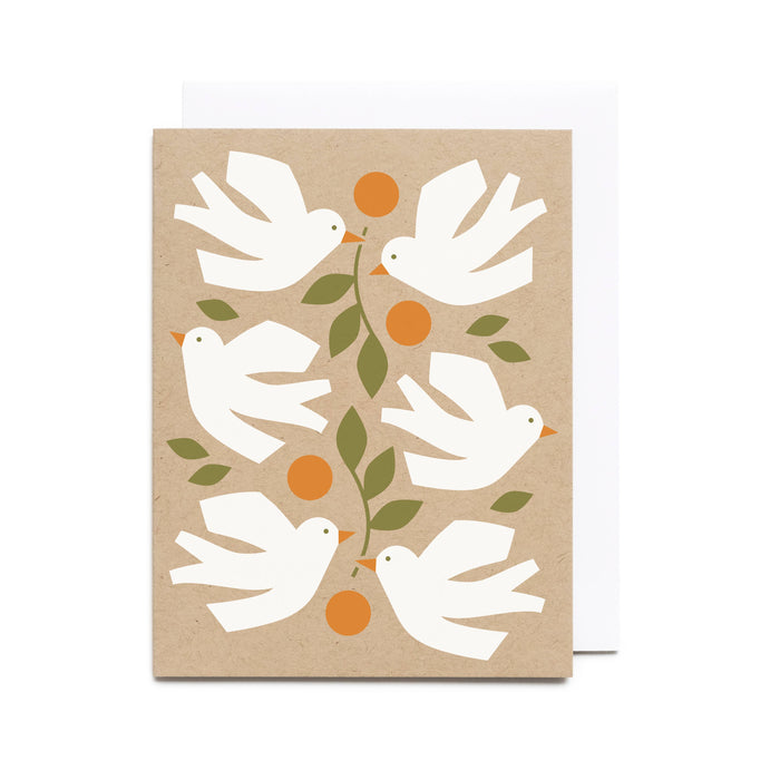 Peace Doves Holiday Card