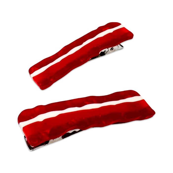 Bacon Hair Clip Set