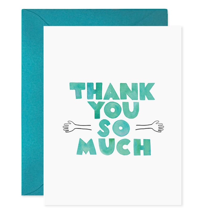 Thank You Hug Greeting Card, Box of 6