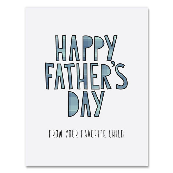 Dad's Favorite Card