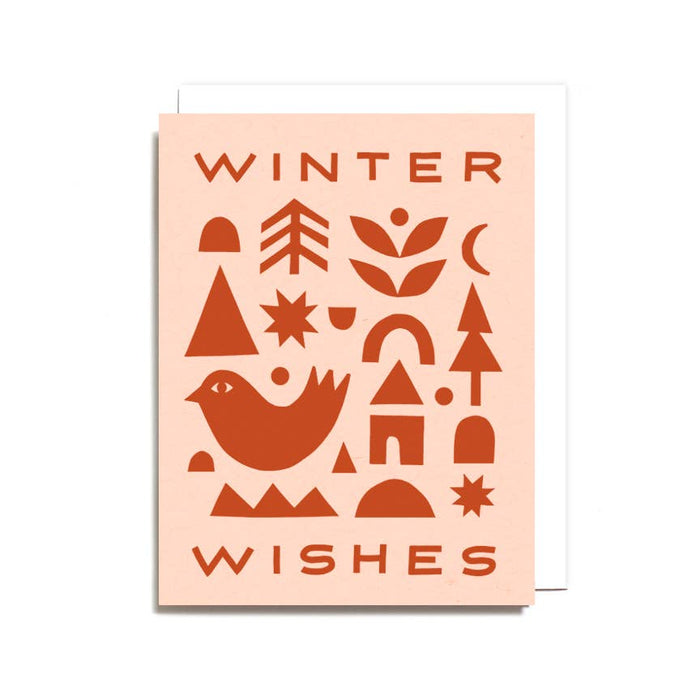 Winter Wishes Collage Card