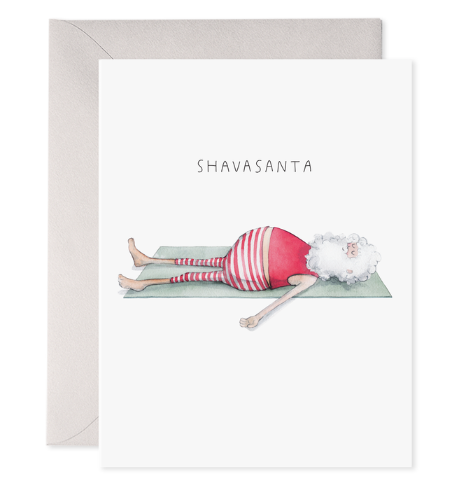 Yoga Santa | "Shavasanta" Card