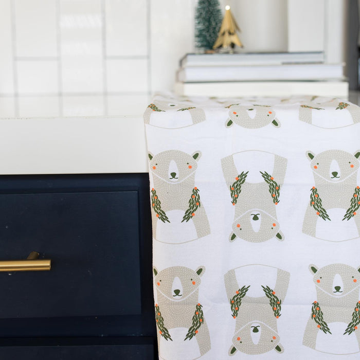 Polar Bear Tea Towel