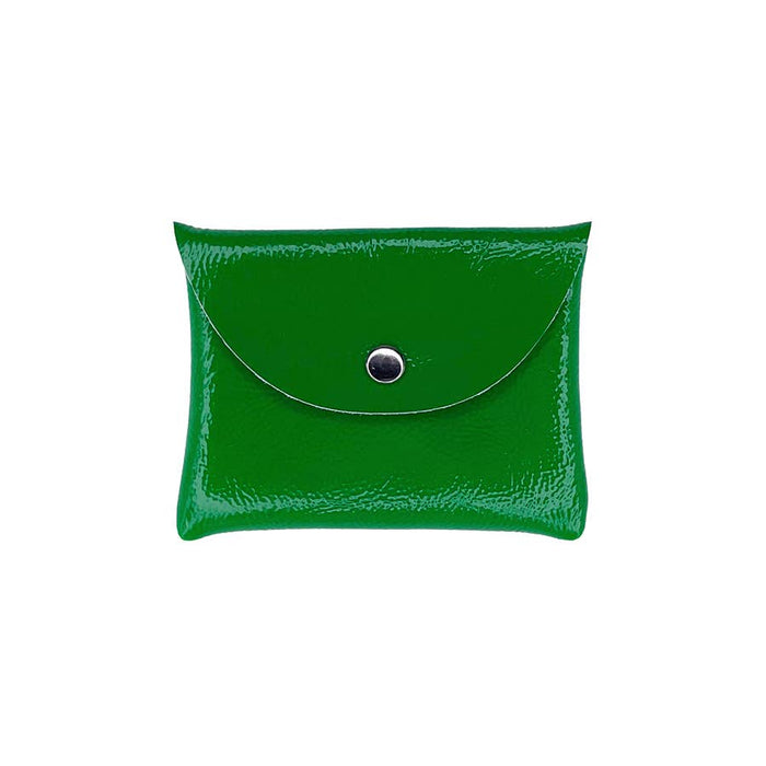 Lili Snap Pouch: Candy Patent Emerald