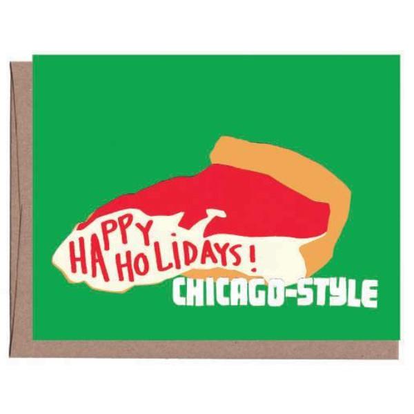 Chicago Deep Dish Holiday Card, Box of 8