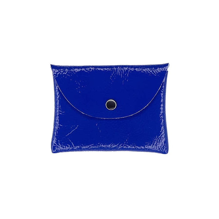 Lili Snap Pouch: Candy Patent Cerulean