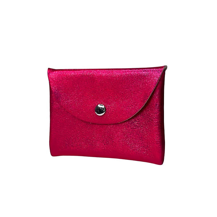 Lili Snap Pouch: Hologram Fuchsia