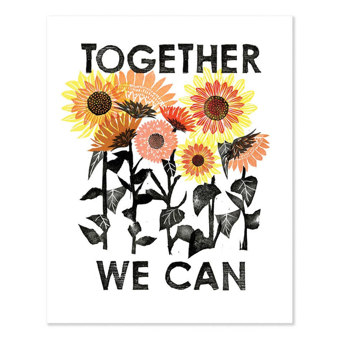 Together We Can 8 x 10" Art Print