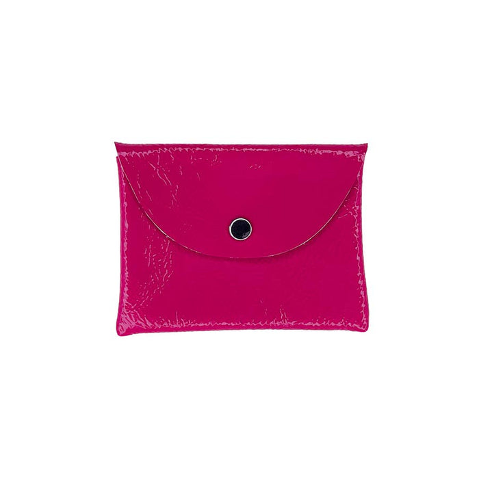 Lili Snap Pouch: Candy Patent Ruby