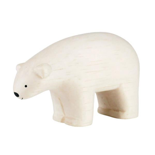 Wee Wooden Polar Bear