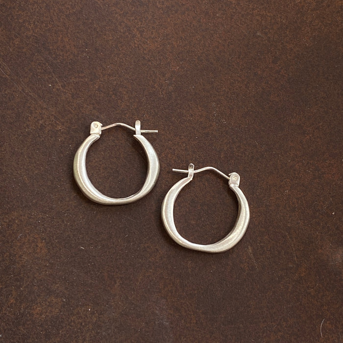 Small Round Hoop Earrings