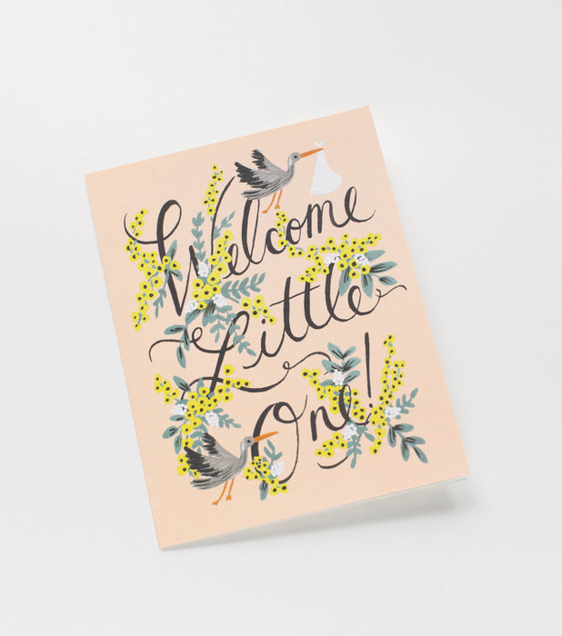 Welcome Little One Baby Card