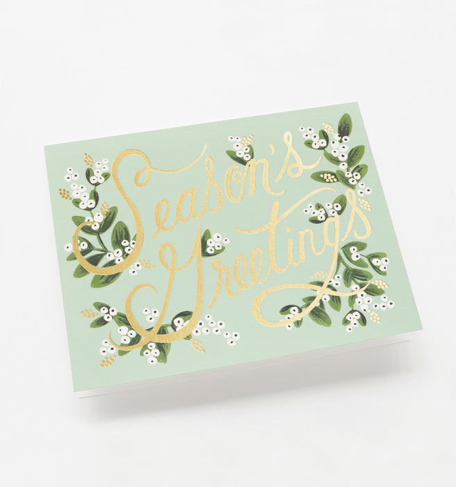 Mistletoe Season's Greetings, Box of 8