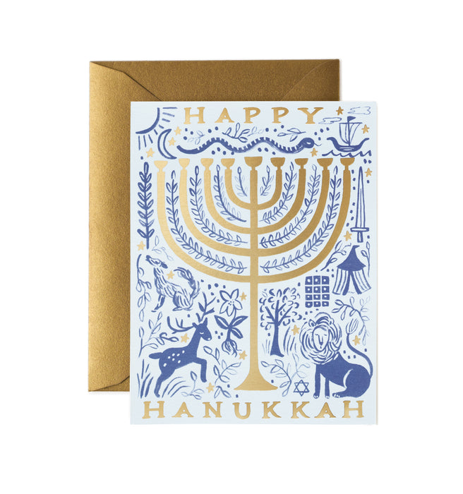 Twelve Tribes Hanukkah Card, Box of 8