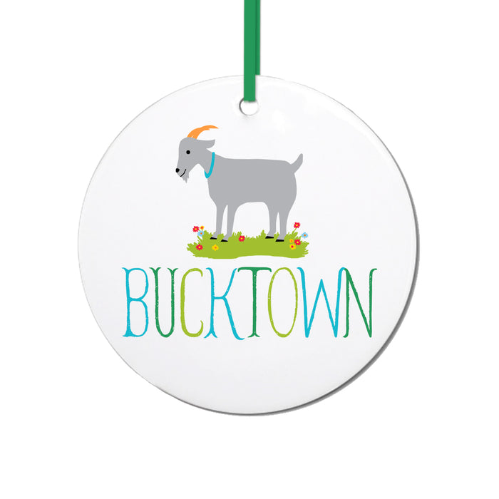 Bucktown Spring + Summer Goat Ornament