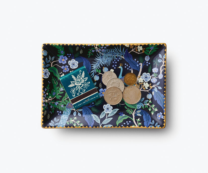 Peacock Catchall Tray