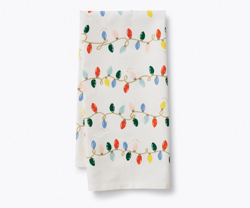 Holiday Lights Tea Towel