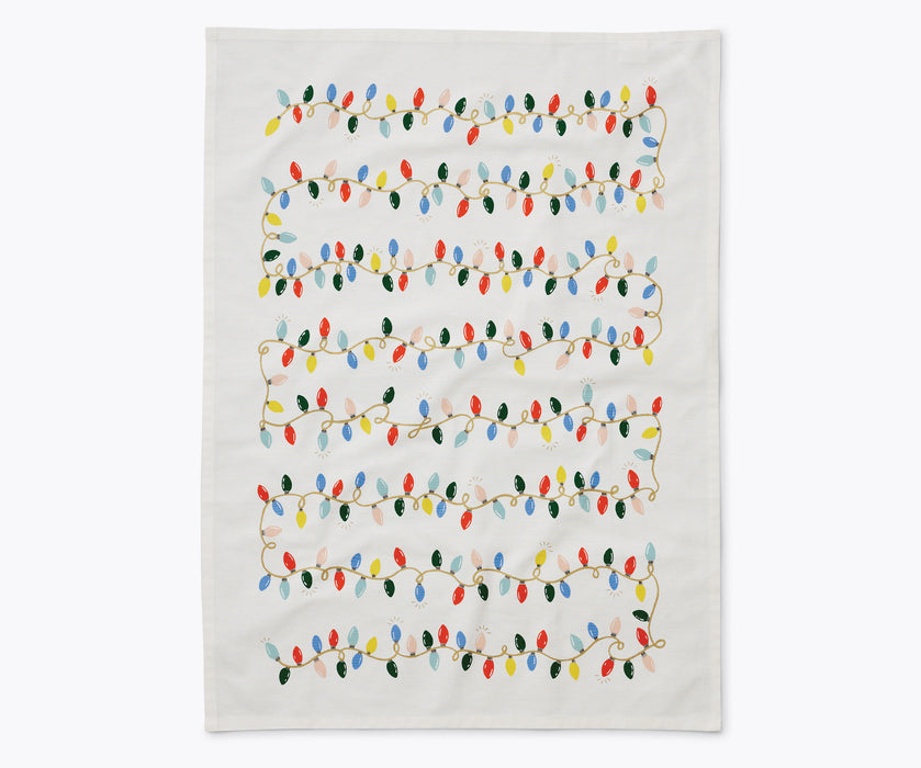 Holiday Lights Tea Towel