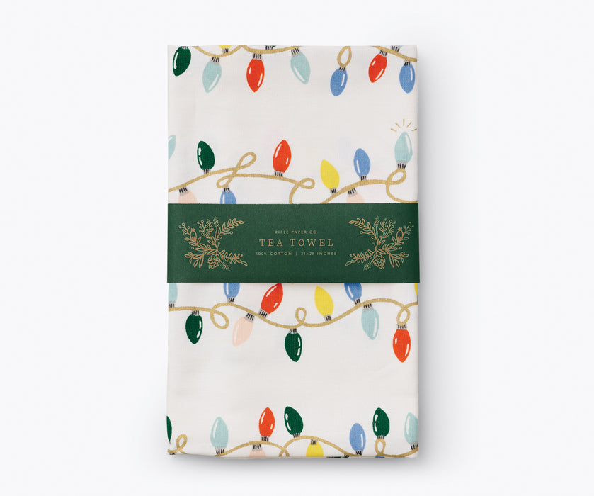 Holiday Lights Tea Towel