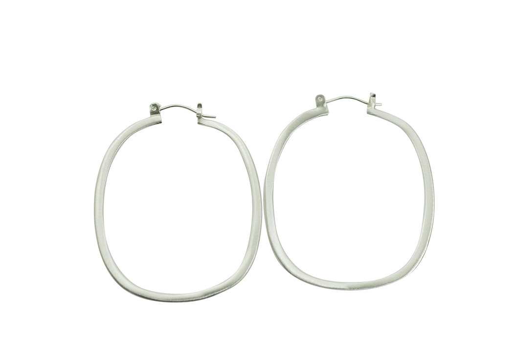 large square hoop earrings